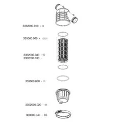Hypro / Arag 3" Suction Filters Parts