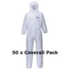 Portwest Biztex ST40 Microporous Type 5/6 Coverall X 50 Pack 1 Portwest Biztex ST40 Microporous Type 5/6 Coverall X 50 Pack -Shurflo Equipment Store Portwest ST40 380 50