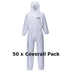 Portwest Biztex ST40 Microporous Type 5/6 Coverall X 50 Pack