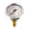 63mm Glycerine Filled SS Pressure Gauge Bottom Entry -Shurflo Equipment Store Pressure GAUGE 380